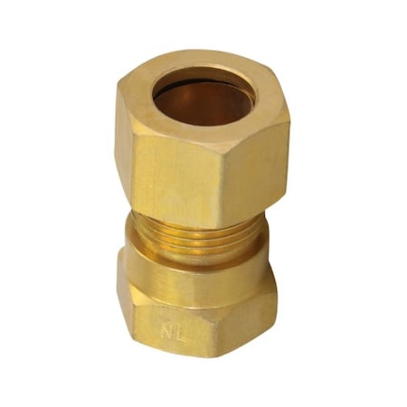 Everflow 7/8" O.D. COMP x 3/4" FIP Reducing Adapter Pipe Fitting, Lead Free Brass C66R-7834-NL